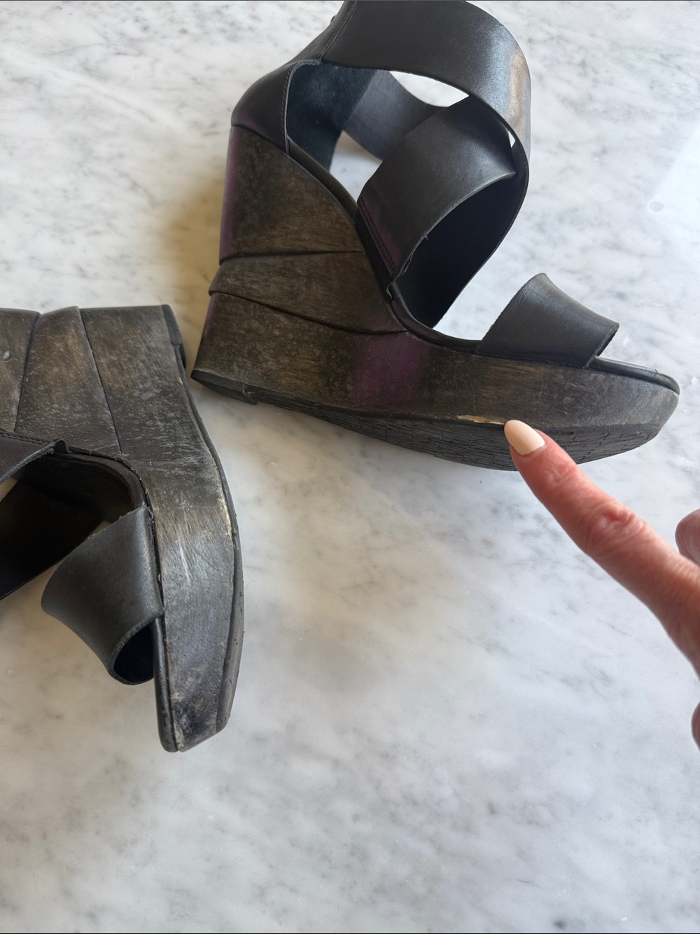 Diane von Furstenberg Opal Criss Cross Wedges - Picture 10 of 11